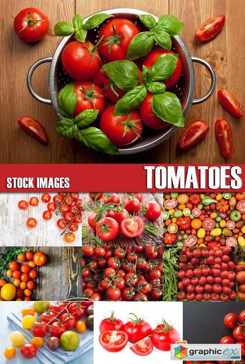 Stock Photos - Tomatoes, 25xJPG