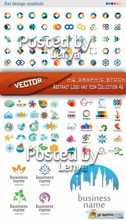 Stock Vector - Abstract Logo and Icon Collection 46