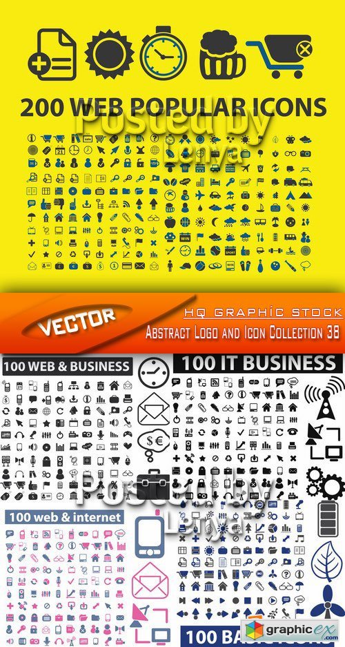 Stock Vector - Abstract Logo and Icon Collection 038