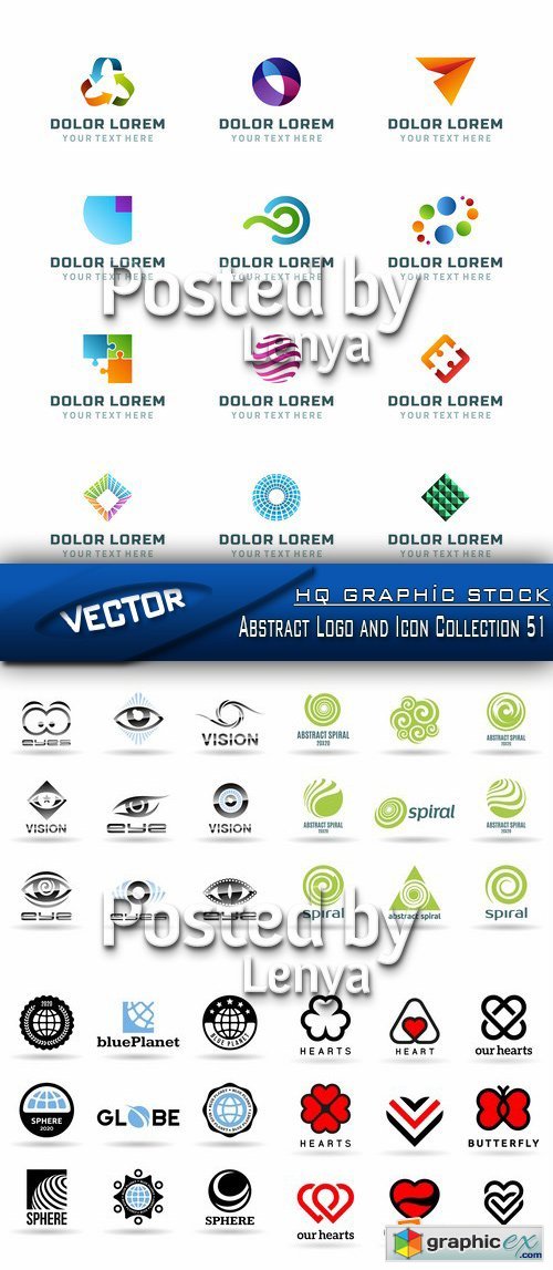 Stock Vector - Abstract Logo and Icon Collection 51
