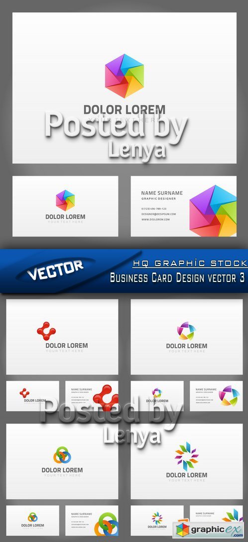 Stock Vector - Business Card Design vector 3