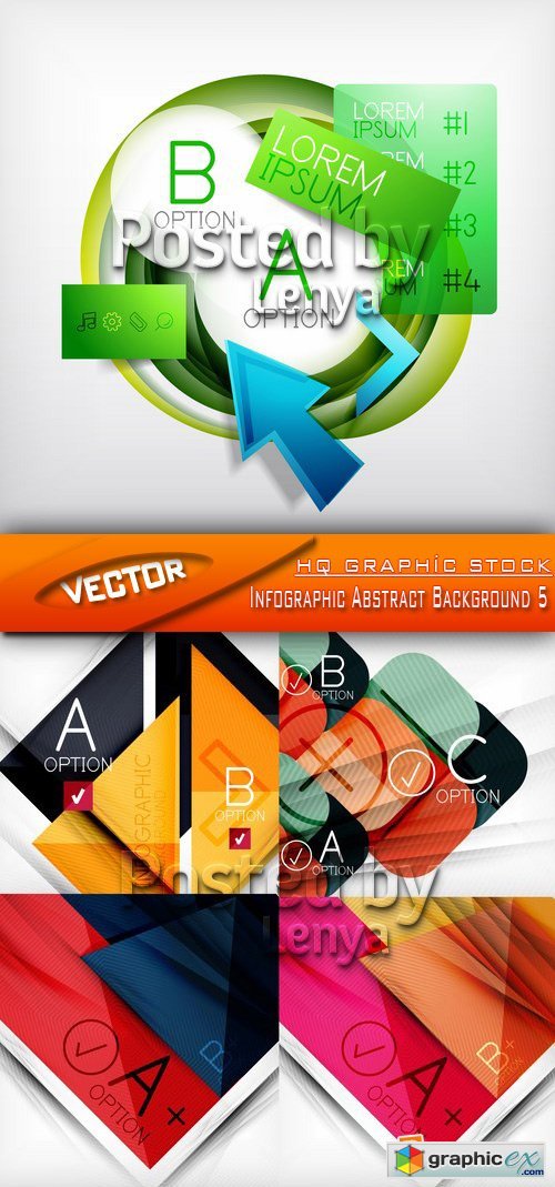 Stock Vector - Infographic Abstract Background 5