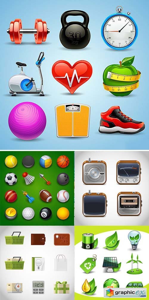 Application Icons Collection 31xEPS