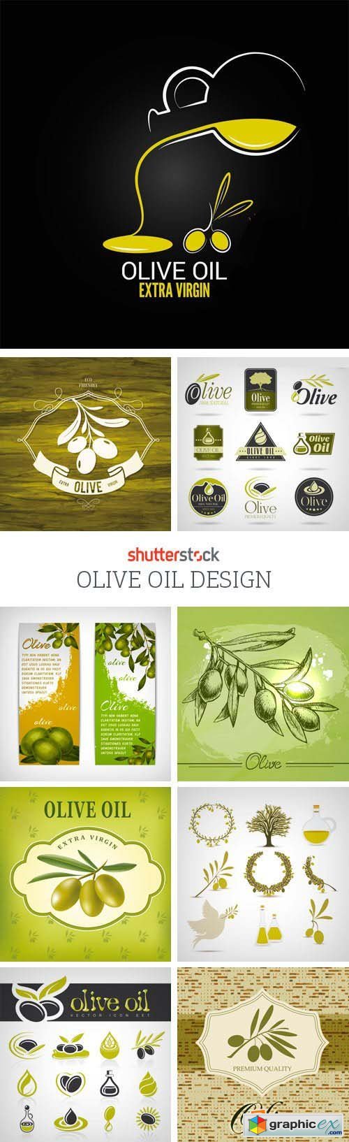 Amazing SS - Olive Oil Design, 25xEPS
