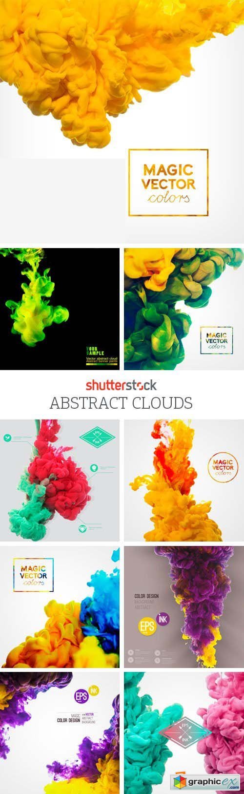 Amazing SS - Abstract Clouds, 25xEPS