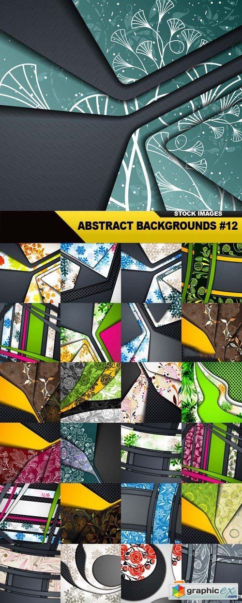 Abstract Backgrounds Vol.12, 25xEPS