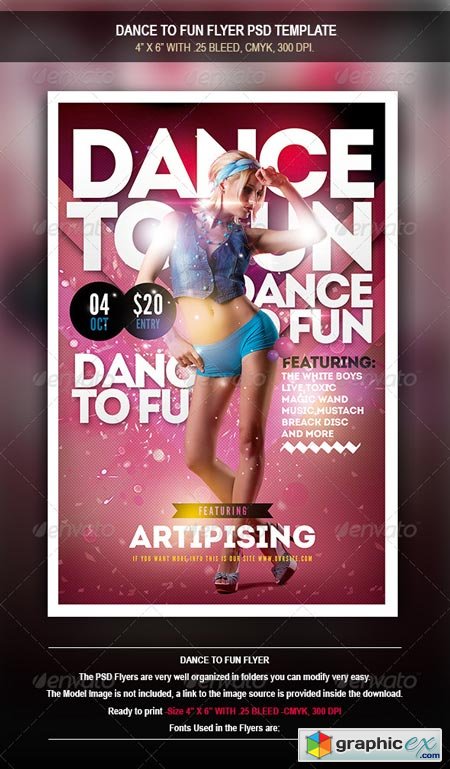 Dance To Fun Flyer 8471782