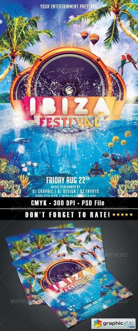 Ibiza Festival Flyer 8551374