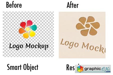 Logo Mock-ups - Paper Style 3562