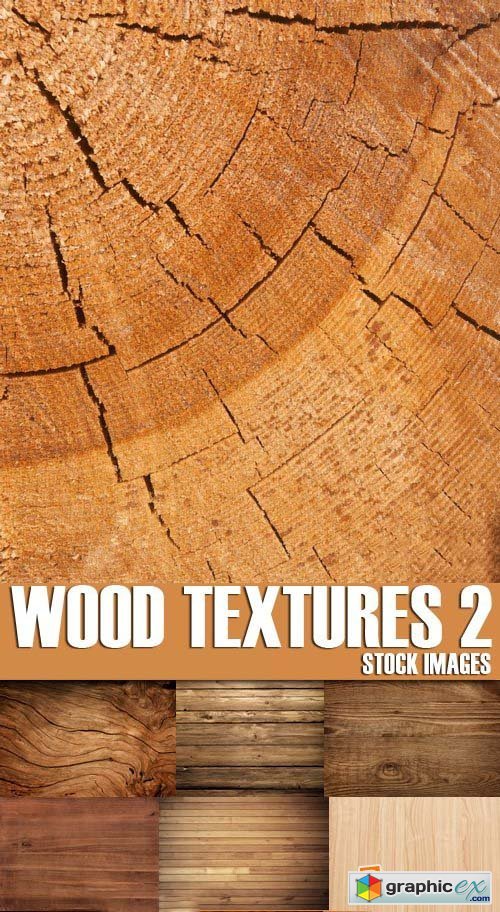 Stock Photos - Wood Textures 2, 25xJPG