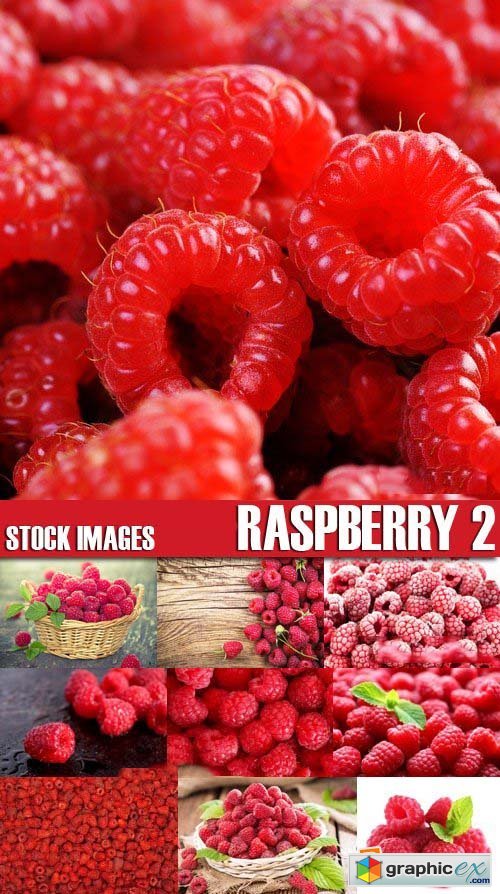 Stock Photos - Raspberry 2, 25xJPG