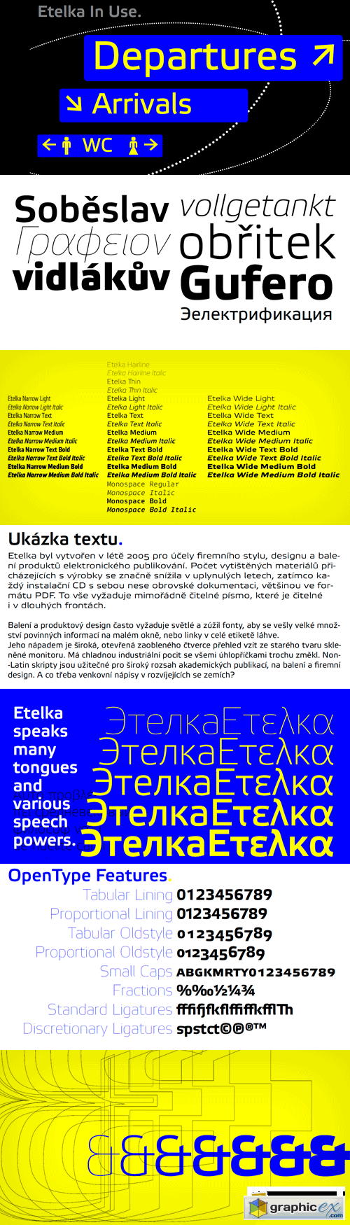 Etelka Font Family - 34 Fonts for $504