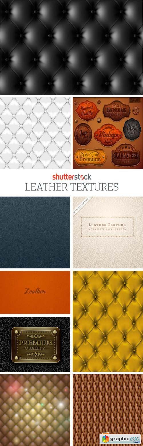 Amazing SS - Leather Textures, 25xEPS