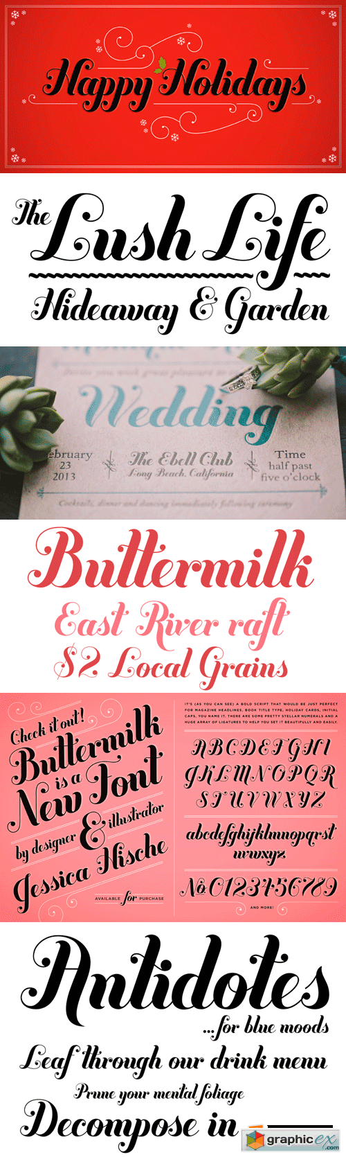 Buttermilk Font for $49