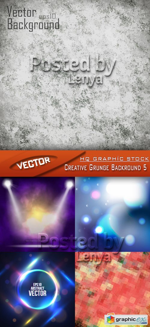 Stock Vector - Creative Grunge Backround 5