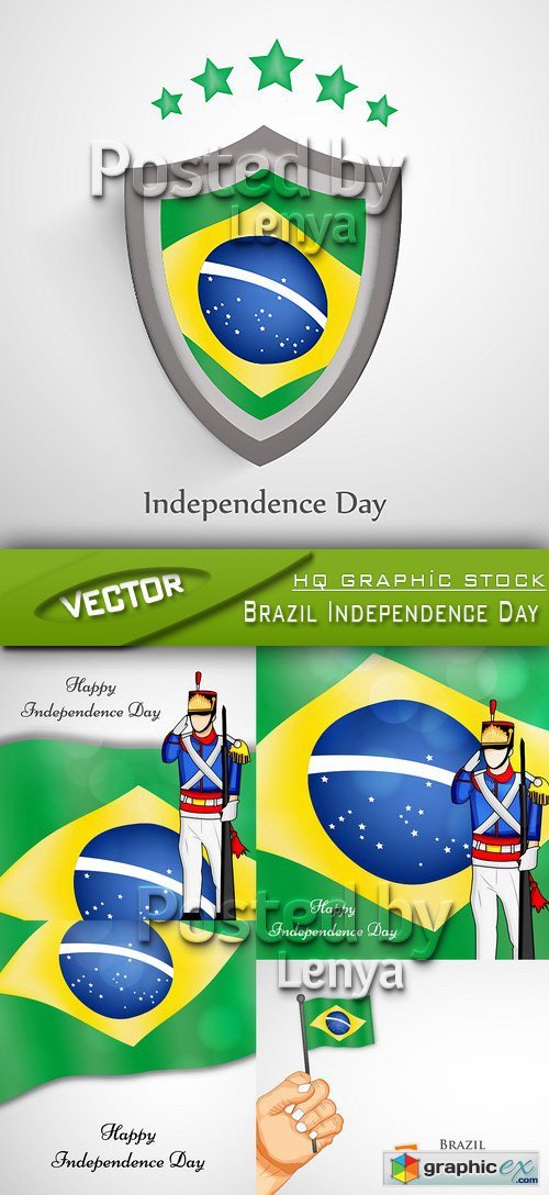 Stock Vector - Brazil Independence Day