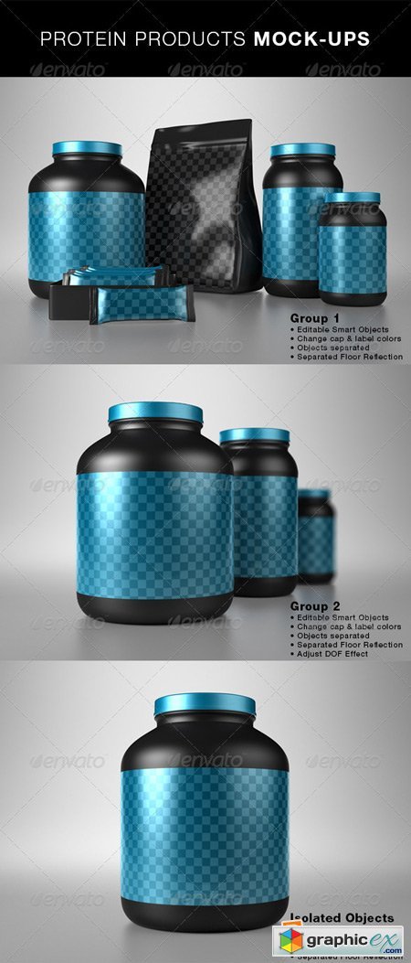 Protein Products Mock-Ups 5047879