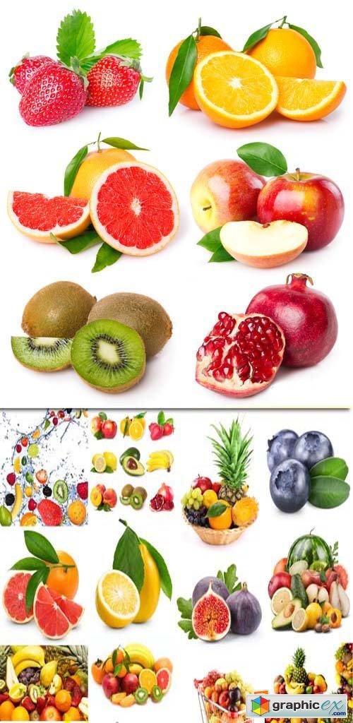 Fresh fruits collection, 25xJPGs