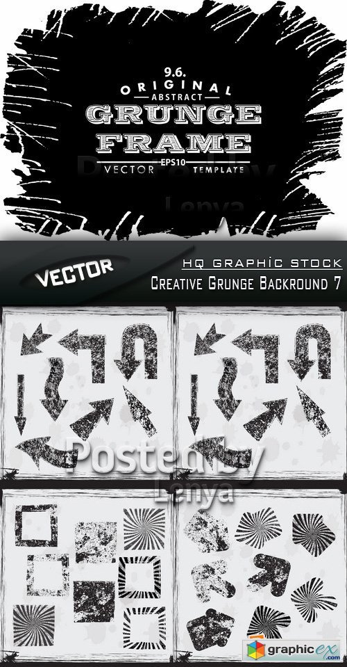 Stock Vector - Creative Grunge Backround 7