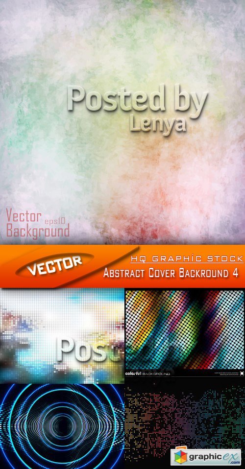 Stock Vector - Abstract Cover Backround 4