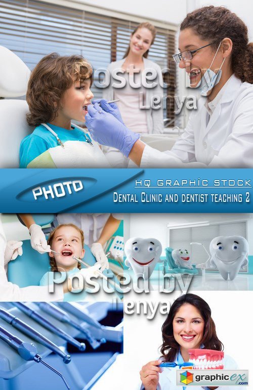 Stock Photo - Dental Clinic and dentist teaching 2
