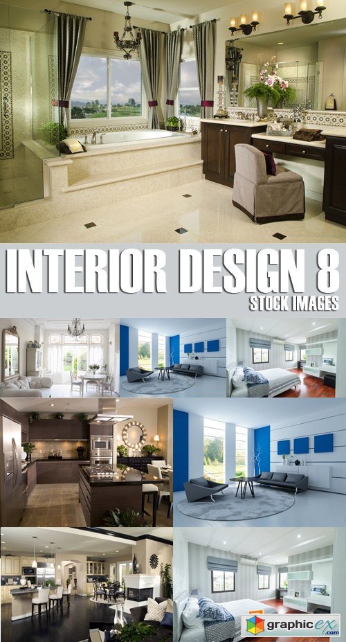 Stock Photos - Interior Design 8, 25xJPG