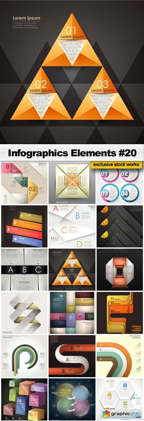 Infographics Elements #20, 25xEPS