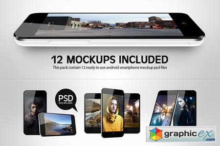 Android Smartphone Mockups 7771
