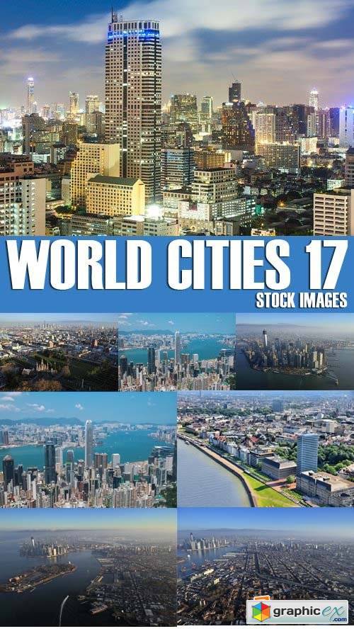 Stock Photos - World Cities 17, 25xJPG