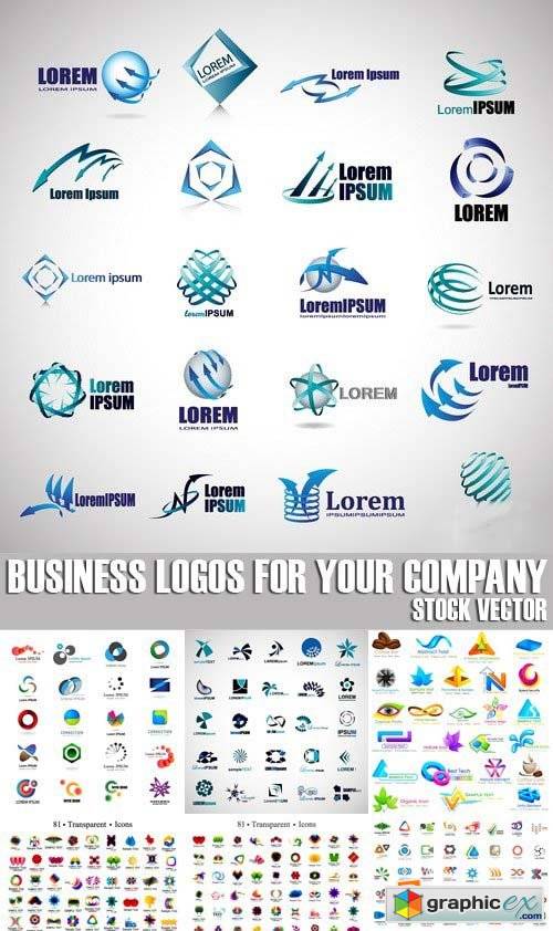 Business logos for your company, 25xEPS