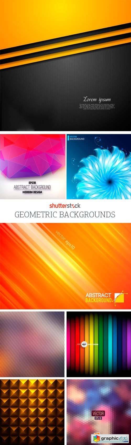 Amazing SS - Geometric Backgrounds, 25xEPS