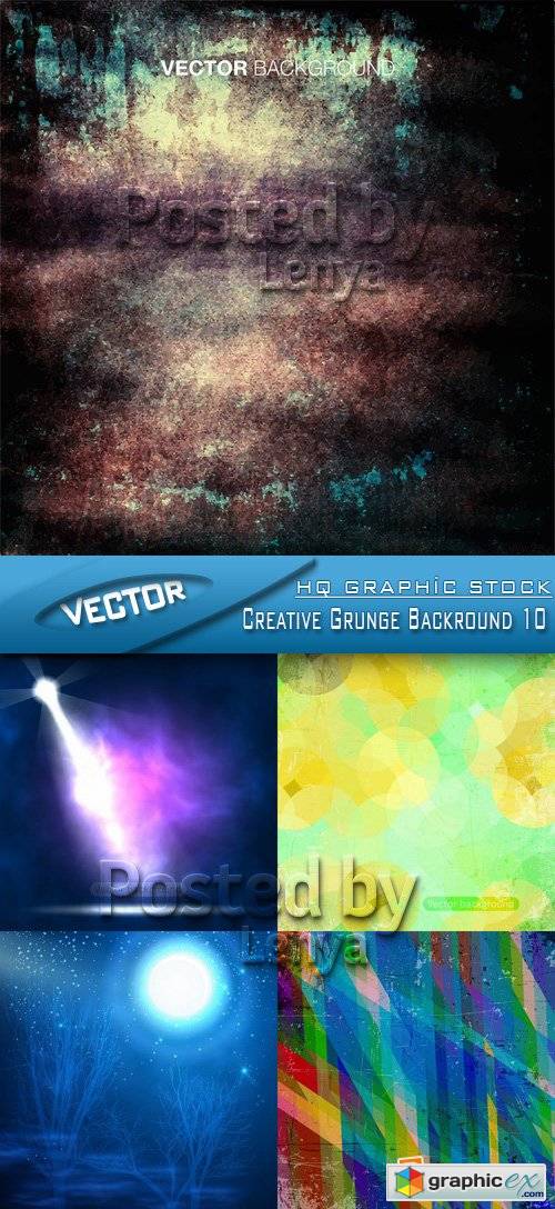 Stock Vector - Creative Grunge Backround 10