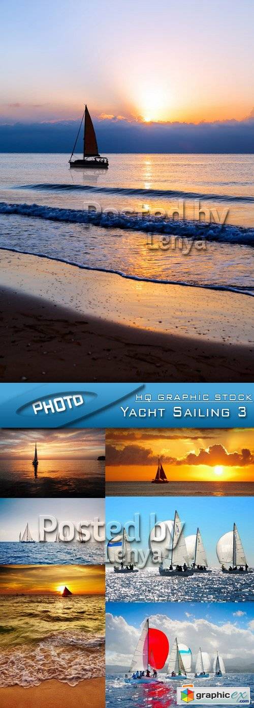 Stock Photo - Yacht Sailing 3