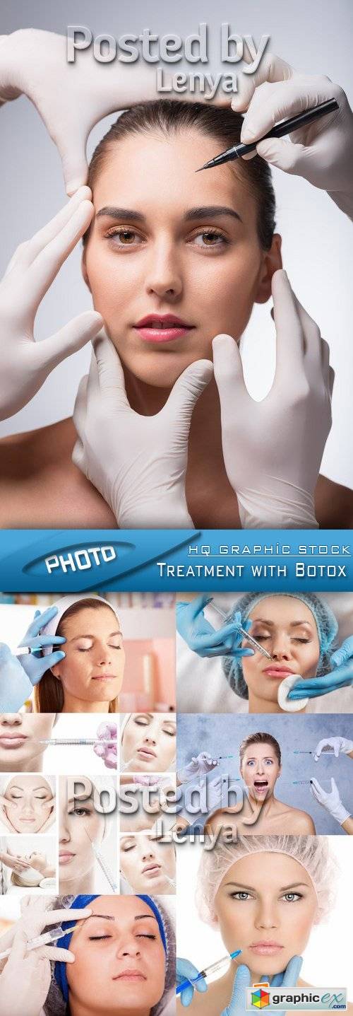 Stock photo - Treatment with Botox 01