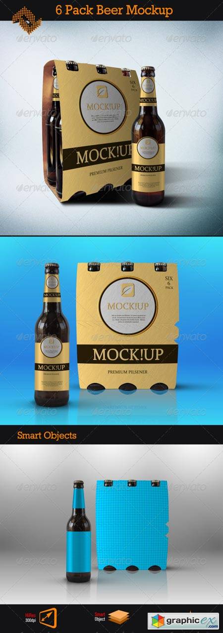6 Pack Beer Mockup 8390108