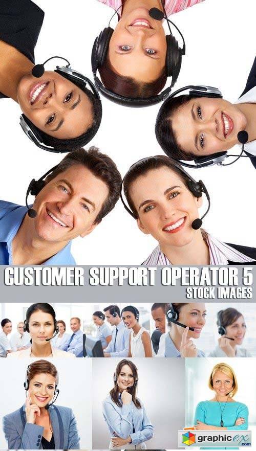 Stock Photos - Customer support operator 5, 25xJPG