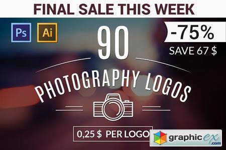 90 Photography Logos ( 15 Volumes ) 70379