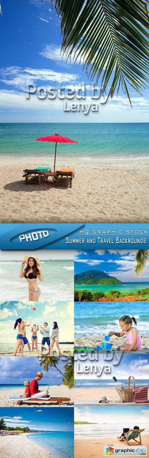 Stock Photo - Summer and Travel Backrounds