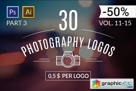 30 Photography Logos (Vol. 11-15) 71894