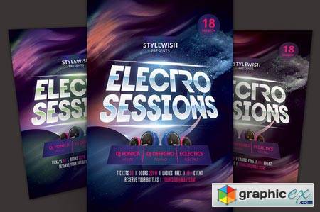 Electro Sessions Flyer 23163