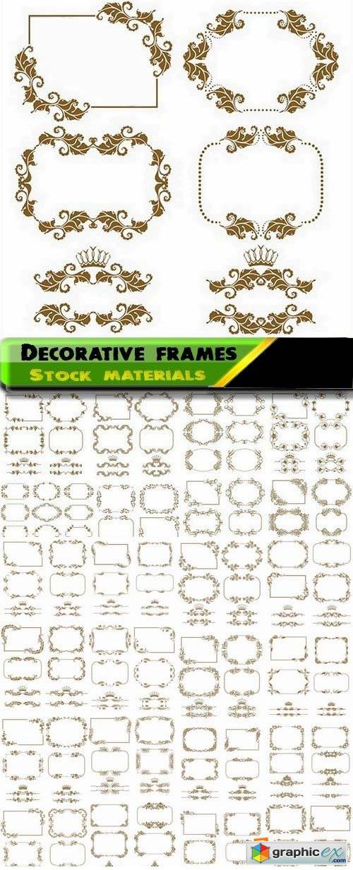 Decorative Frames for Page Decoration 25xEPS