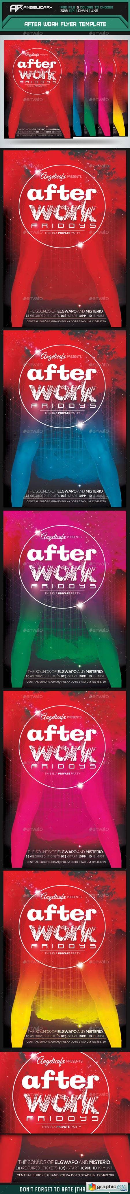 Graphicriver After Work Flyer Template 9016949