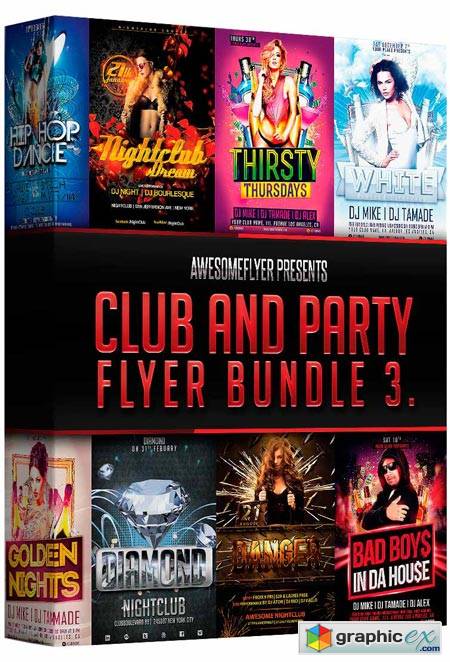 Club and Party Flyer Bundle Vol.3
