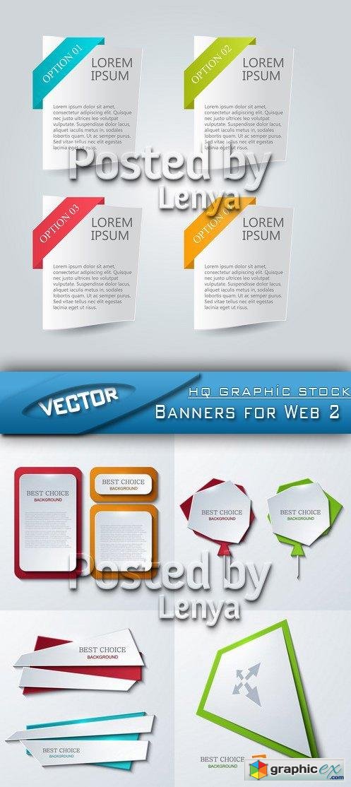 Stock Vector - Banners for Web 2