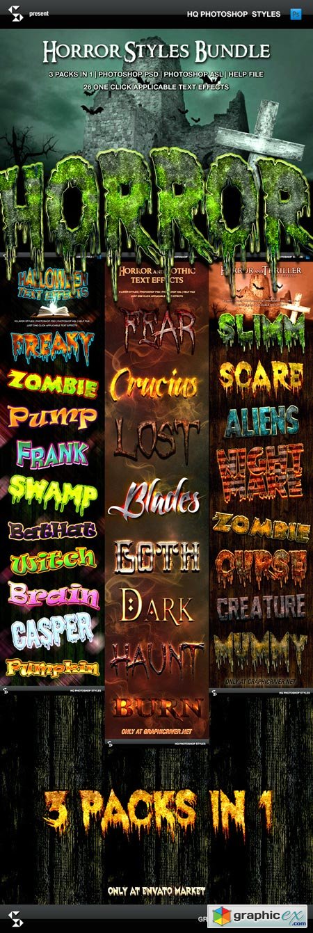 Horror and Halloween Styles Bundle 9140485
