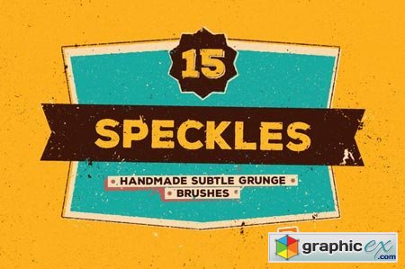 15 Speckles - Grunge Brushes 92365