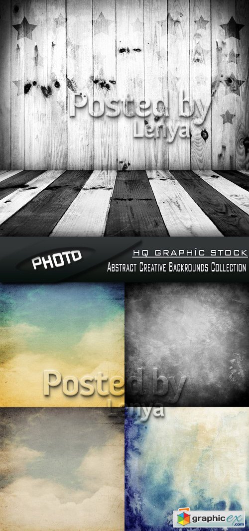 Stock Photo - Abstract Creative Backrounds Collection