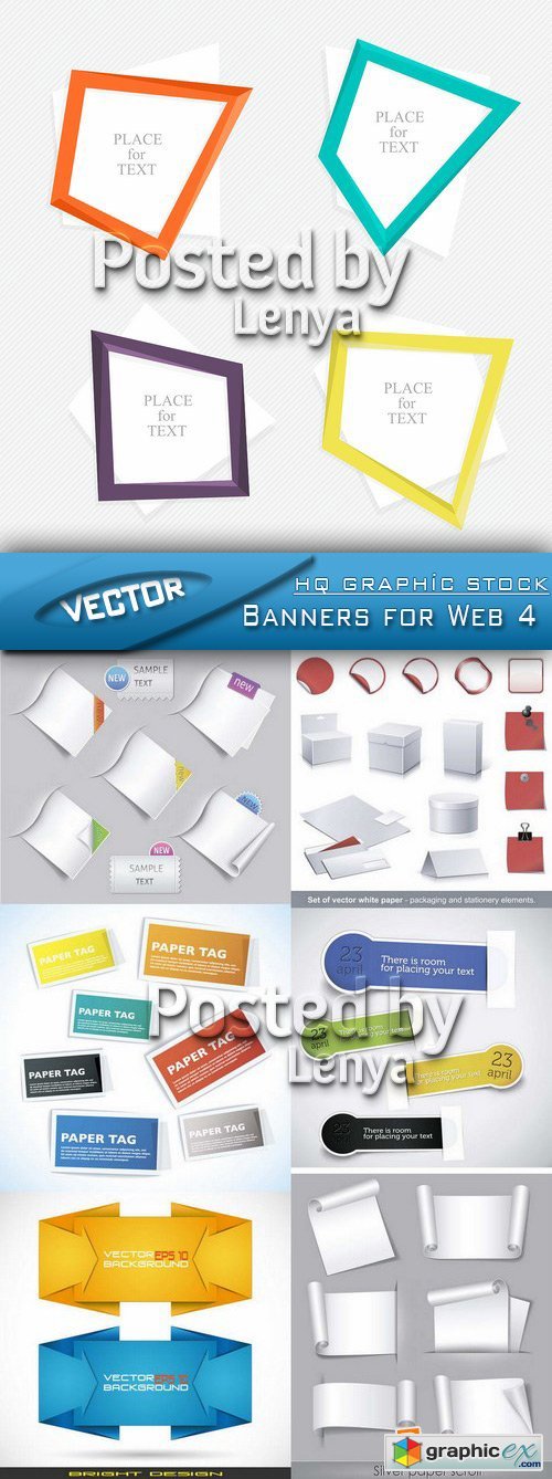 Stock Vector - Banners for Web 4