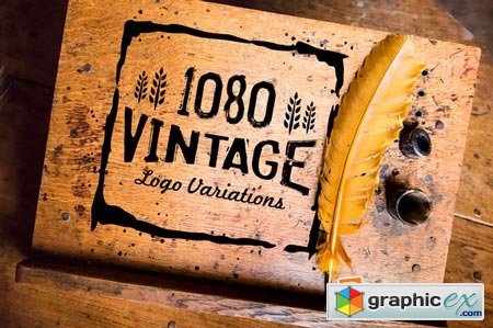 1080 Vintage Logo Variations 90942