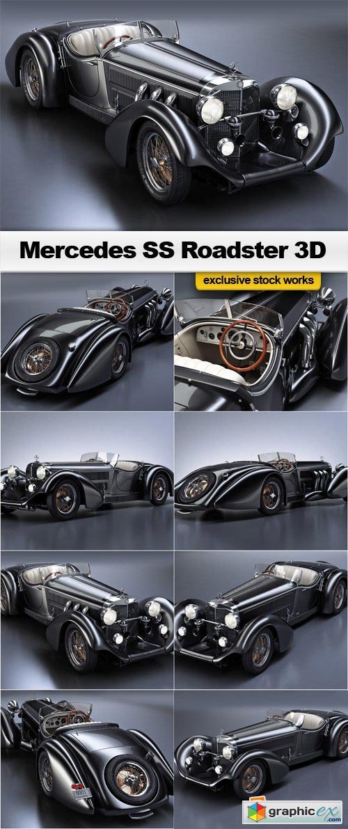 Mercedes-Benz SS Roadster - 3D model